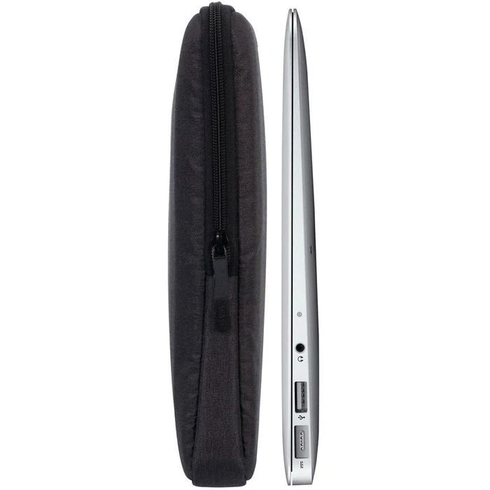 Rivacase Laptophülle Suzuka 7705 Black, Polyester, Schwarz, Bis 39,6 Cm / 15,6 Zoll – Bild 5
