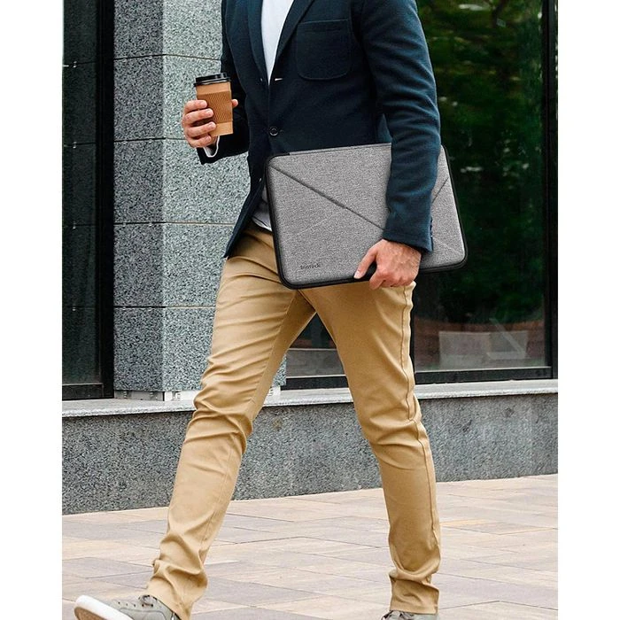 Inateck Laptophülle LB01007-13, Polyester, Grau, Bis 33,78 Cm / 13,3 Zoll – Bild 6