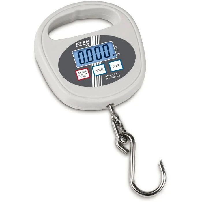 Kern Kofferwaage HDB 10K2XL, Bis 15kg, Mit Spitzenlastanzeige, Teilung 10g