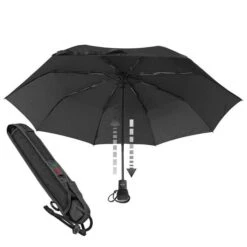 Euroschirm Regenschirm Light Trek Automatic, Taschenschirm, Auf-Zu-Automatik, Geschlossen 29cm