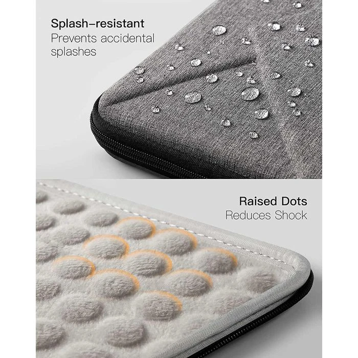 Inateck Laptophülle LB01007-13, Polyester, Grau, Bis 33,78 Cm / 13,3 Zoll – Bild 5