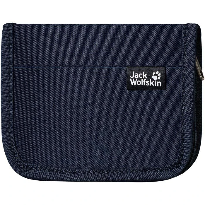 Jack Wolfskin Jack-Wolfskin Geldbörse First Class, 8006761-1010, Polyester, Münzfach, Klettverschluss, Blau