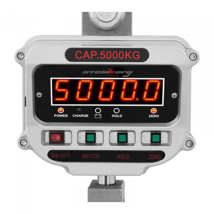 Steinberg-Systems Kranwaage SBS-KW-5TE, Mit Fernbedienung, Teilung 1kg/2kg, Bis 5000kg – Bild 2