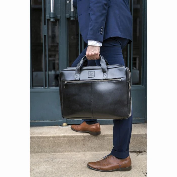 Exacompta Laptoptasche Exactive, 17537E, Bis 15,6 Zoll / 39,6 Cm Laptops, Echt Leder – Bild 8