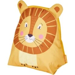 Herlitz Kinderrucksack Animal Lion, 50038299, Orange, Ab 3 Jahren, 6 Liter, 135g