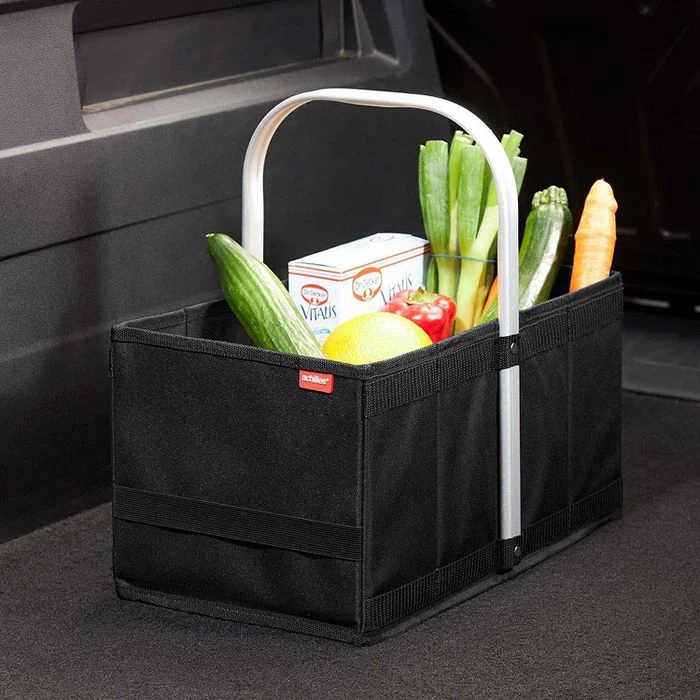 Achilles Einkaufskorb Handle-Box, Faltbar, Schwarz, 40 X 24 X 20cm – Bild 5
