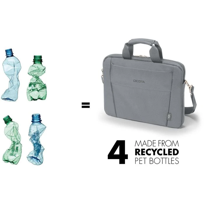 Dicota Laptoptasche Eco Slim Case Base D31305-RPET, Bis 14,1 Zoll / 35,8 Cm Laptops, Recyceltes PET – Bild 7