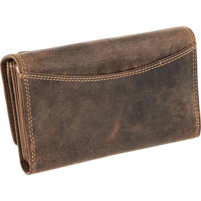 Greenburry Kellnerbörse Vintage 1785 ES 25 Braun, Echt Rindsleder, 17,5 X 10cm, Extra Stark – Bild 4