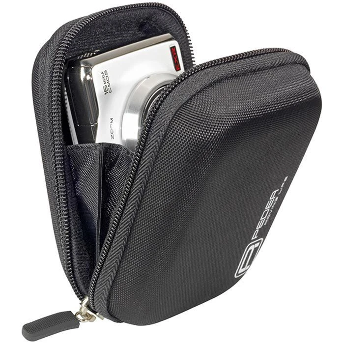 Pedea Kameratasche Just-Black, Nylon, Gürtelschlaufe, Wasserabweisend, Schwarz – Bild 2