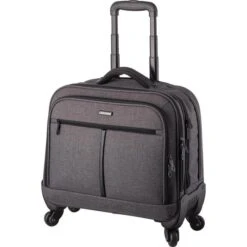 LightPak Business-Trolley Phoenix 46133, Polyester, Mit Laptopfach, Grau, 15L