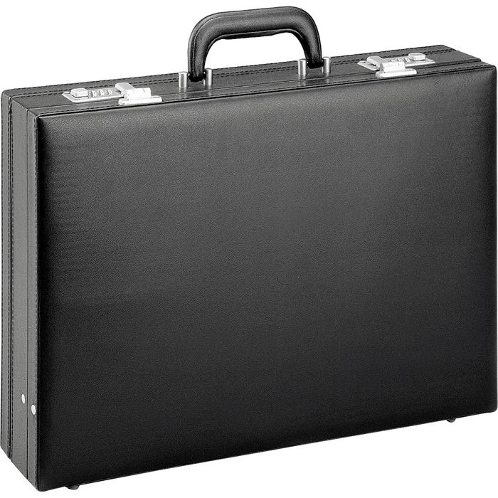 Aktenkoffer Schwarz Zahlenschloss D&N 2625