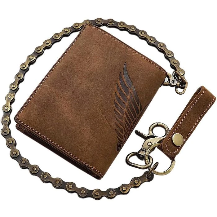 Böttcher-AG Geldbörse 1223, Echt Leder, RFID Schutz, Münzfach, Druckknopf, Braun – Bild 2