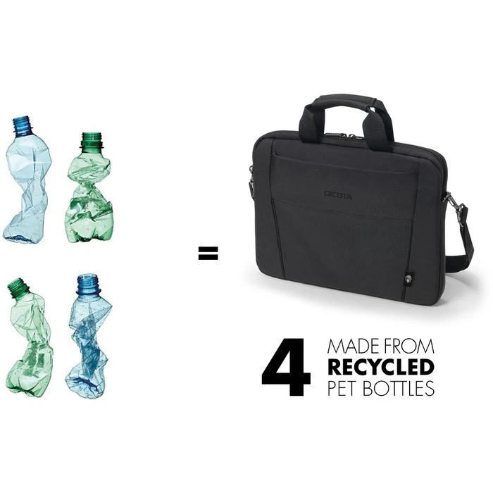 Dicota Laptoptasche Eco Slim Case Base D31304-RPET, Bis 14,1 Zoll / 35,8 Cm Laptops, Recyceltes PET – Bild 7