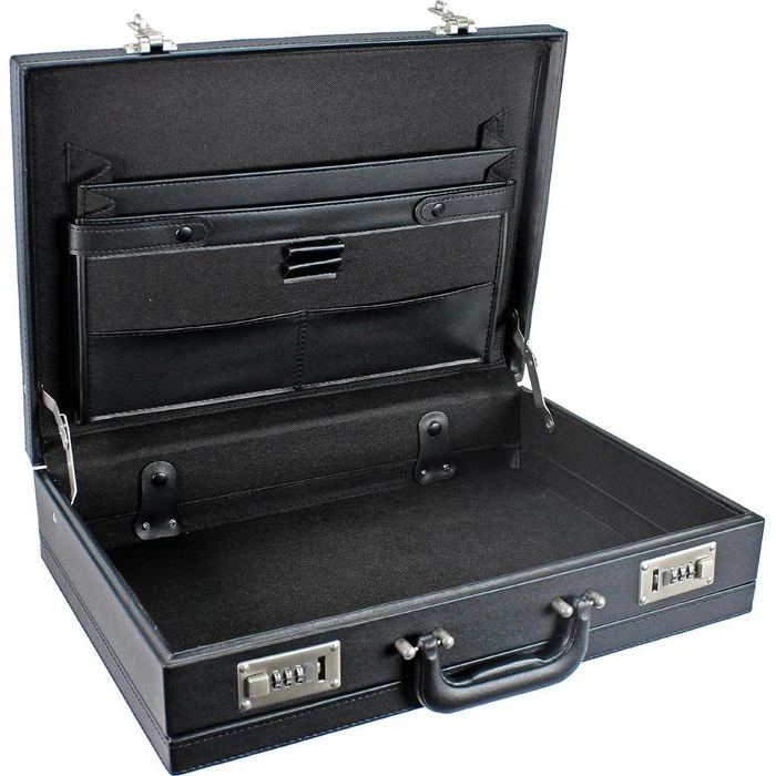 Aktenkoffer Schwarz Zahlenschloss D&N 2625 â Bild 2