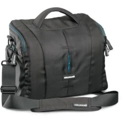 Cullmann Kameratasche Sidney Pro Maxima 300, Polyester, Schultergurt, Regenhülle, Schwarz