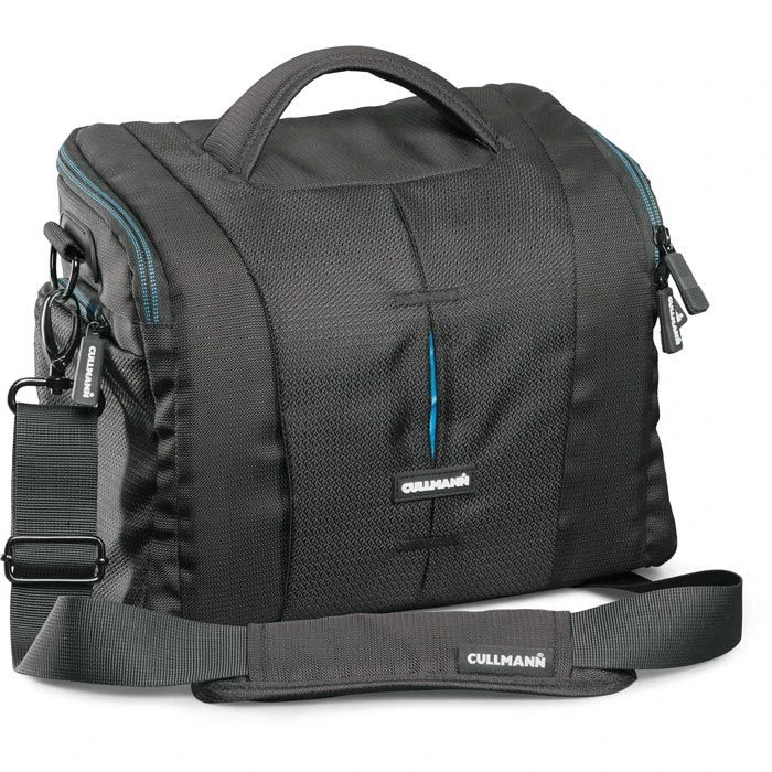 Cullmann Kameratasche Sidney Pro Maxima 300, Polyester, Schultergurt, Regenhülle, Schwarz