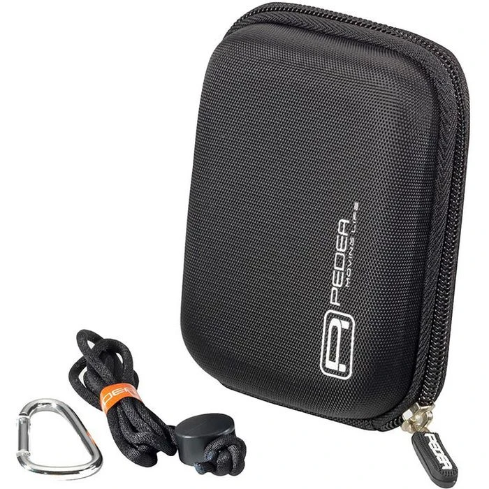 Pedea Kameratasche Just-Black, Nylon, Gürtelschlaufe, Wasserabweisend, Schwarz