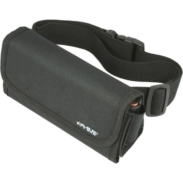 HMF Kellnerbörse 48810-02, Schwarz, Textil, 21 X 10cm, Mit Euro Geldwechsler