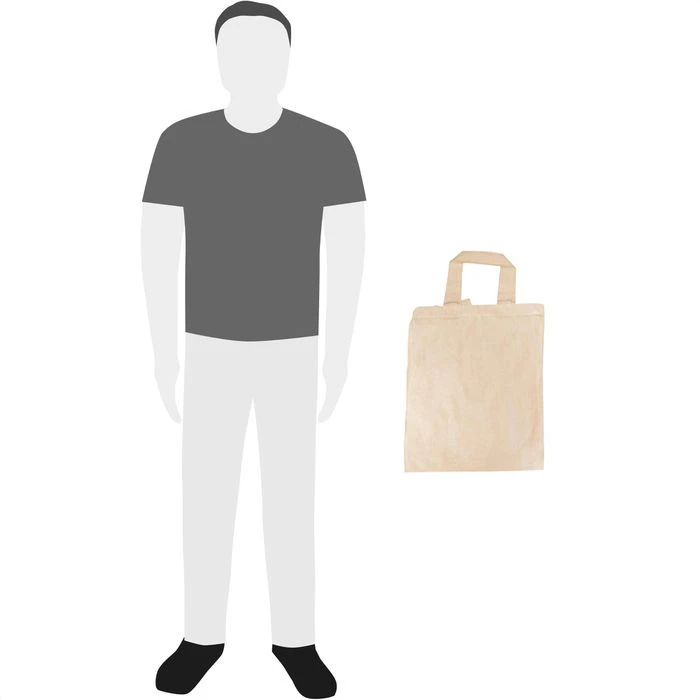 Eduplay Stoffbeutel 230005, Zum Bemalen, Mit Henkeln, Natur, 38 X 42cm, 5 Stück – Bild 3