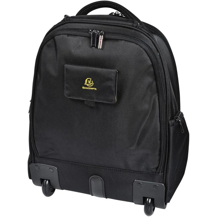 Exacompta Business-Trolley Exactive Exabusiness, 18634E , Polyester, Mit Laptopfach, Schwarz, 47L – Bild 3
