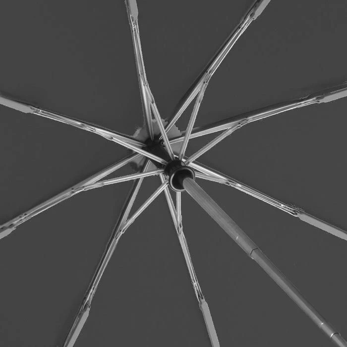 Fare Regenschirm AOC-Mini, Taschenschirm, Schwarz, Auf-Zu-Automatik, Länge Geschlossen 28cm – Bild 3